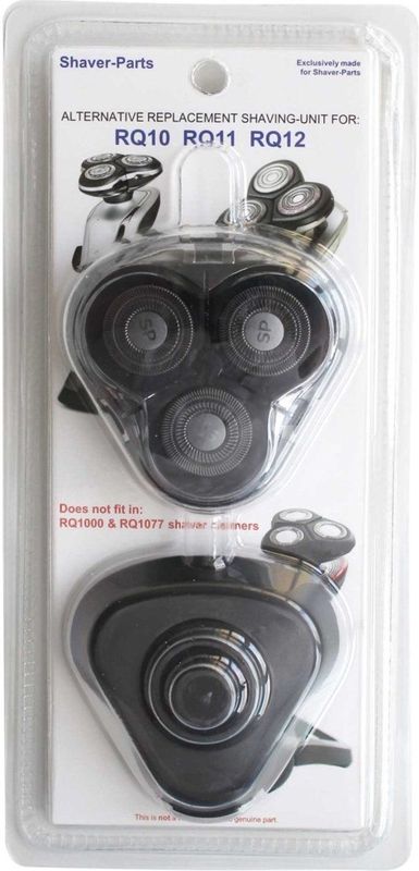 Shaver-Parts - Scheerhoofd Alt Rq10/rq12 - Alternatief - Verpakking 3-in-1