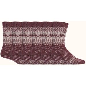 Noorse sokken | Merinowol | Alpacawol | Kleur: Antraciet | Dames & Heren | 6 paar