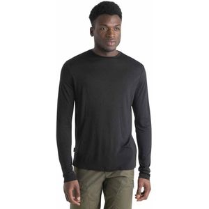 Icebreaker Merino 125 Cool-lite Sphere Iii T-shirt Met Lange Mouwen Zwart M Man