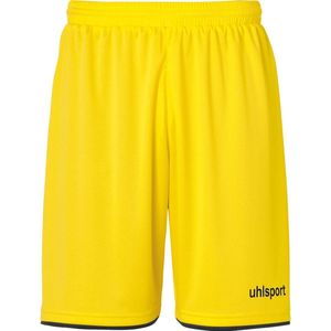 Uhlsport Club Short Kinderen - Geel / Zwart | Maat: 116
