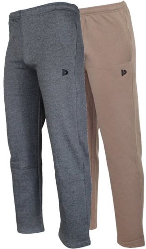Donnay - Joggingbroek Wess - Charcoal-marl/Taupe-grey - 2-Pack - Heren