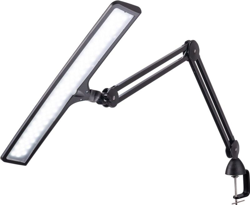 Daylight Lumi E35501 bureaulamp - dimbare led verlichiting - incl. tafelklem - Zwart