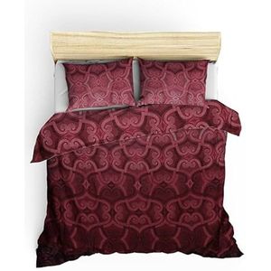 Luxe Katoen Satijn Dekbedovertrek - Elegant en Ondersteunend - Set van 1