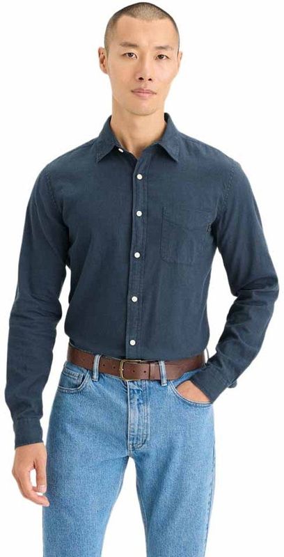 Dockers Slim Original Overhemd Blauw M Man