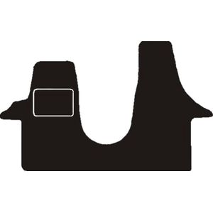 Tip-it - Automattenset Volkswagen Transporter T5-T6 Voor 2003 - 2015 - Perfecte pasvorm - Doorlopende mat