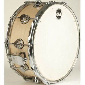 DW Collector´s Satin Oil Snare 14""x6"", Natural, Chrome HW - Snare drum