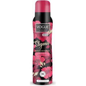 3x Vogue Elegance Parfum Deodorant 150 ml