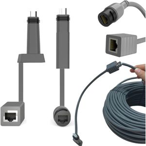 Verlengadapters voor Starlink Schotelkabel - 1200 Mbps - RJ45 Connector - SPX-stekker - 124 Inch en 137 Inch