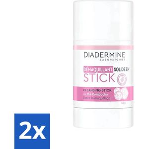 2 x Diadermine - Essential Care - Cleansing Stick - Kombucha - 40g - Huidreiniger - Reinigingstick - Kombucha Thee - Gezichtsreiniger - Gevoelige Huid