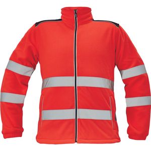 Cerva KNOXFIELD high-vis fleecevest 03010535 - HV Rood - 3XL