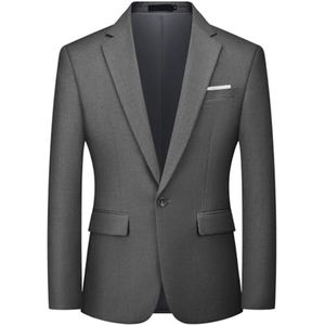 Slimfit Heren Blazer voor Bruiloft en Vrije Tijd - Sportief en Elegant