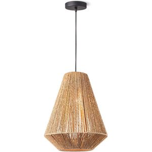 Home Sweet Home - Oosterse Hanglamp Vela - hanglamp gemaakt van Touw - 33/33/146cm - Pendellamp geschikt voor woonkamer, slaapkamer en keuken - geschikt voor E27 LED lichtbron