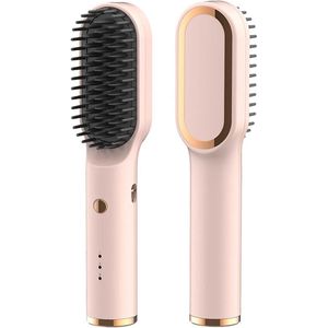 Solacis Draadloze stijlborstel - Stijlborstel - Elektrische haarborstel - Draadloze fohn - Draadloze haarborstel - Must have voor uw haar!
