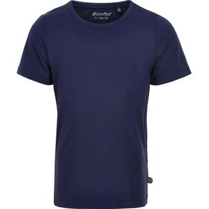 Minymo T-shirt Bamboo Meisjes Viscose Donkerblauw Maat 80