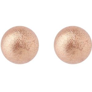 Matte Rosé Goud Plated Klassieke Oorknopjes 7MM