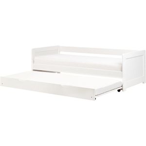 BELIANI GRAVELINES - Onderschuifbed - Wit - 90 x 200 cm - Hout