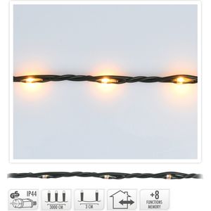 Kerstverlichting LED 1000 lampjes 30m, extra warm wit