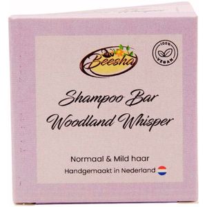 Beesha Shampoo Bar Woodland Whisper | 100% Plasticvrije en Natuurlijke Verzorging | Vegan, Sulfaatvrij en Parabeenvrij | CG Proof