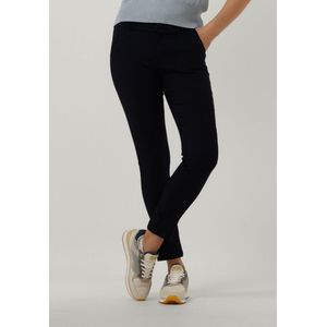 minus - Broek 'Carma' - Zwart - Capri Broeken - Slimfit - Mid Waist