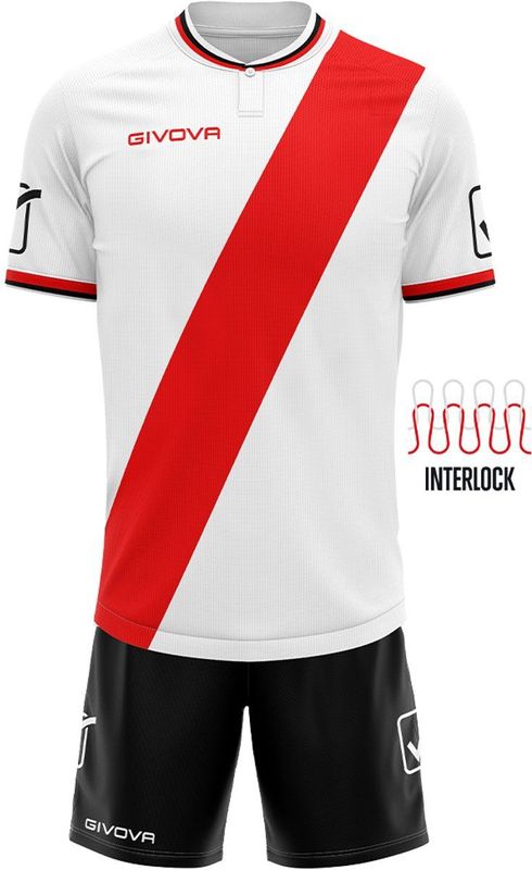 Givova Plate Set Wit,Blauw M Man