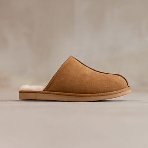 Schapenvacht slippers Jaki - Lamsvacht instap pantoffels - Camel - Maat 39