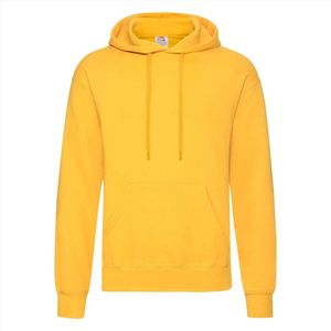 Fruit of the Loom - Classic Hoodie - Geel - S
