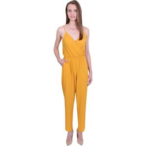 John Zack - Mosterdkleurige Jumpsuit / Broekpak