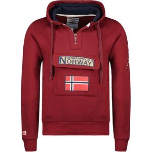 Geographical Norway Hoodie / Pullover Gymclass Db Men 100 Burgundy-S