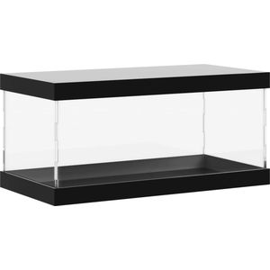 vidaXL - Vitrine - transparant - 30x15x14 - cm - acryl