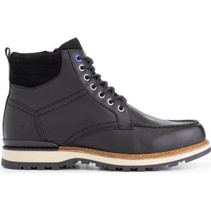 Travelin - Levring - Veterboots - Zwart - Wolgevoerd