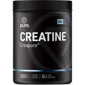 PURE Creatine - (made of Creapure®) - 500gr - voor spieropbouw en prestaties