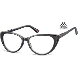 Montana Eyewear MR64 Leesbril vlindermontuur +1.50 - Zwart