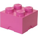 Lego - Opbergbox Brick 4 - Polypropyleen - Roze