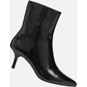 Geox - Kleopy - Dameslaarzen - Donkerbruin - Hakhoogte 7 cm