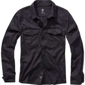 Brandit - Flanellshirt Overhemd - 4XL - Zwart