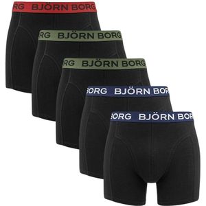 Björn Borg Cotton Stretch Boxershorts Heren (5-pack) - Maat S