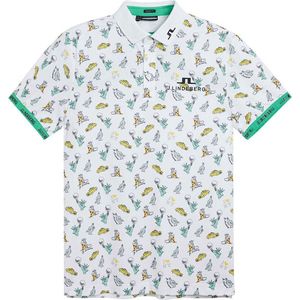 J.lindeberg Kv Pga Korte Mouw Poloshirt Wit 2XL