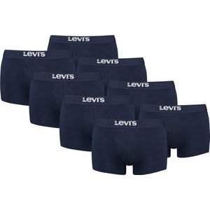 BOXERS 8-pack Levi's Solid Basic herenboxershorts, gemaakt van biologisch katoen