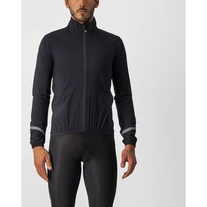 Castelli Fietsjack waterdicht Heren Zwart - EMERGENCY 2 RAIN JACKET LIGHT BLACK - L