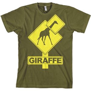 Hybris Giraffe Sign T-Shirt Olive-S