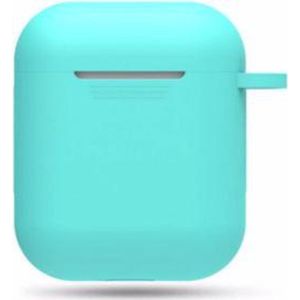 Hidzo hoes voor Apple's Airpods - Siliconen - Turquoise