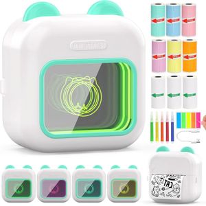 Mini Fotoprinter Voor Smartphone - Zakprinter Voor Stickers En Notities