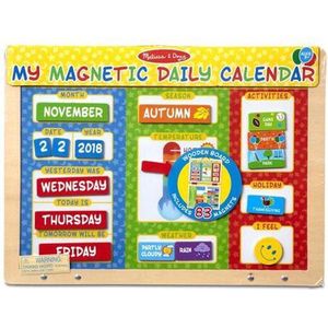 Melissa & Doug - My First Daily Magnetic Calendar / Mijn Eerste Dagelijkse Magnetische Kalender