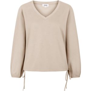 Zoso - 254Veronica - Top - Zand - Lange Mouw