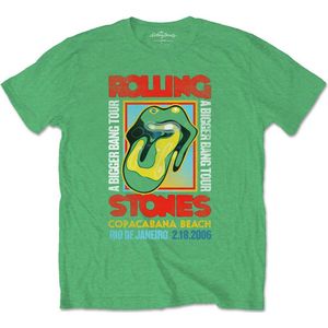 The Rolling Stones - Copacabana Heren T-shirt - S - Groen