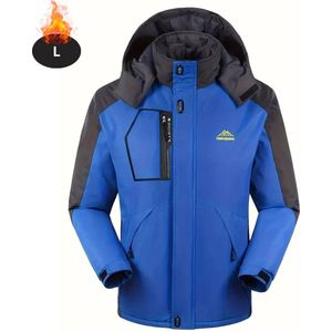 Nivard Skipak - SkiBroek - Skijas - Ski Suit - Wintersport - Heren - Winter - Warm Fleece - Blauw - Maat XXS