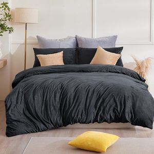 Unyqoos® Warme en Zachte Flanellen Beddengoedset met Teddypluche voor Winteravonden