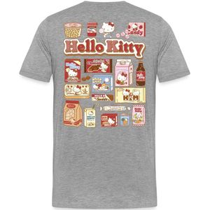 Hello Kitty Snack Collage Premium T Shirt Heren