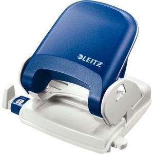 Leitz NeXXt WOW Mini Perforator Met Ergonomische Greep - Perforeert Tot 25 Vel - Voor Mappen En Ringbanden - Blauw - Ideaal Voor Thuiskantoor/Thuiswerkplek