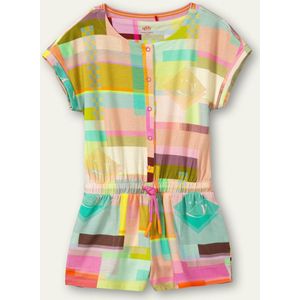 Oilily Paisley - Onesie - Meisjes - Blauw - 92/2T